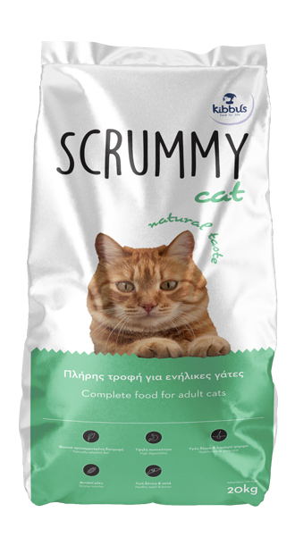 Kibbus scrummy Cat Natural ξηρά τροφή για γάτες